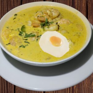 Chupe de Camarones Ecuatorianos